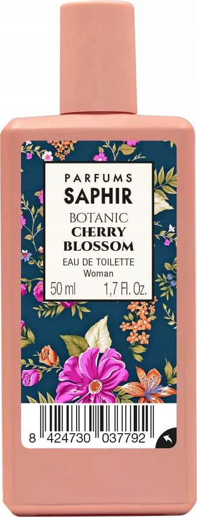 SAPHIR Botanic Cherry Blossom EDT 50ml Brand Saphir