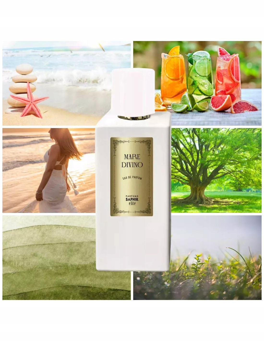 SAPHIR Elite Unisex Perfumed Water Mare Divino 100ml Fragrance Brand Saphir