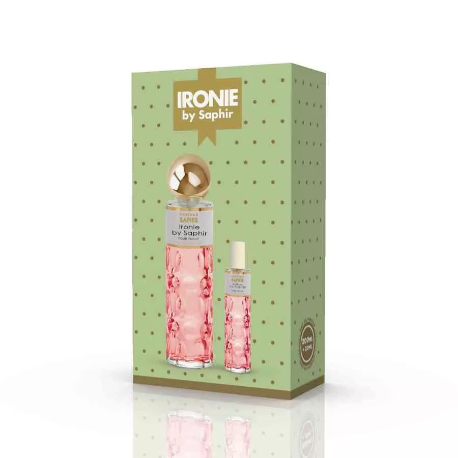 SAPHIR WOMEN Eau de toilette IRONIE set of 200 ml + 30 ml Brand Saphir