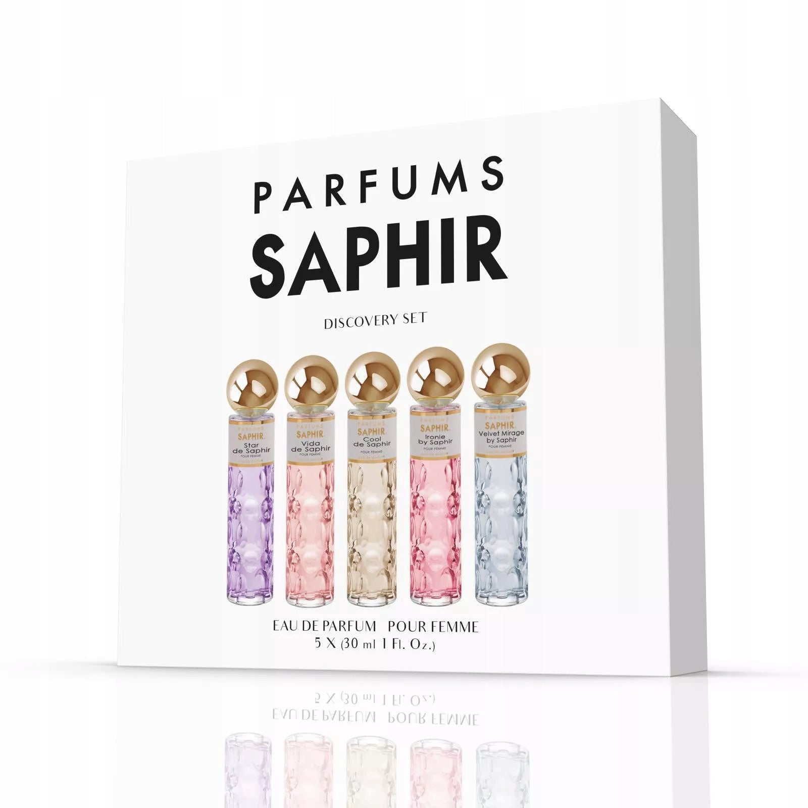 SAPHIR WOMEN GIFT SET Eau de Parfum 5 x 30 ml mix hit fragrances Brand Saphir