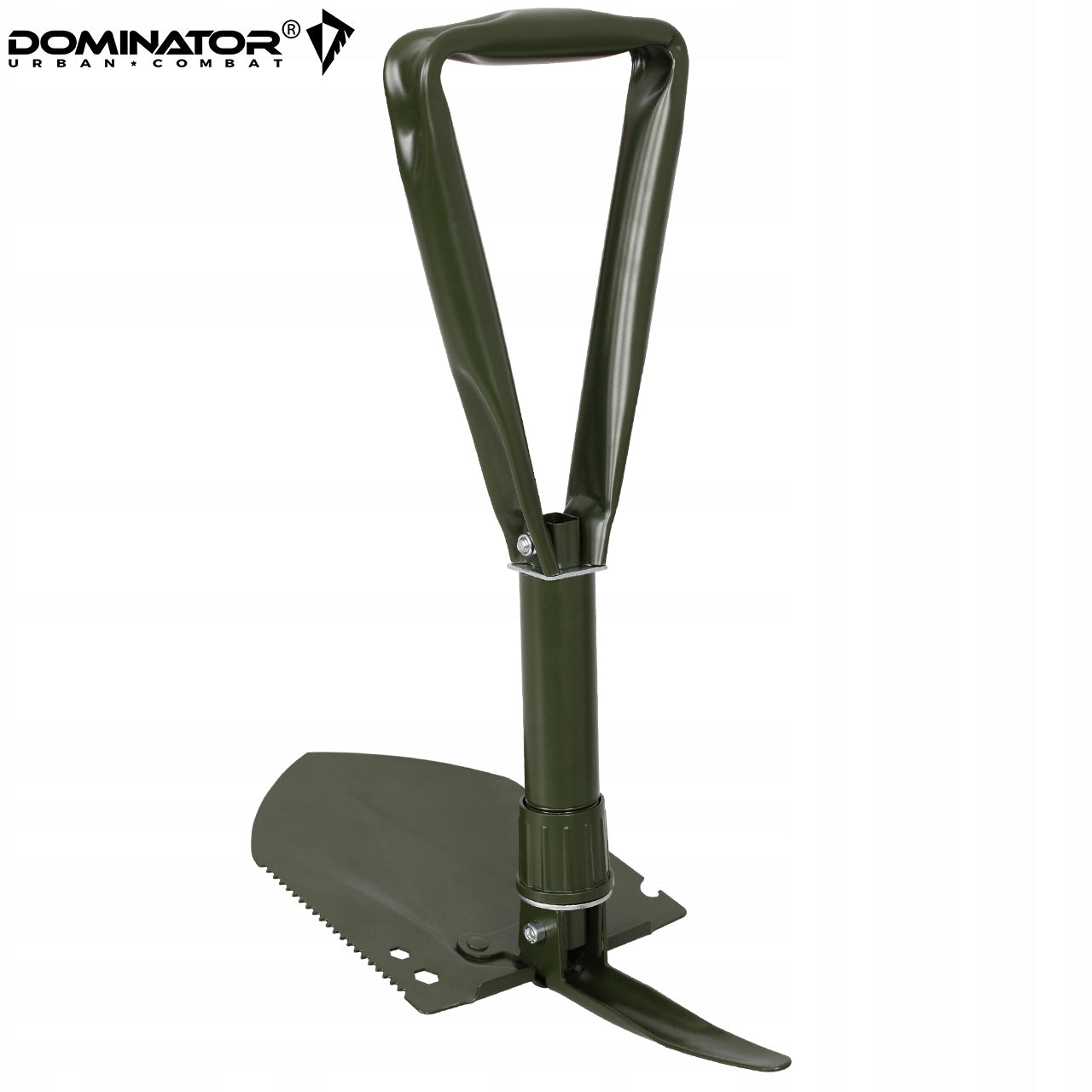 SAPPER FOLDING MILITARY SPATULA FIELD PICKAXE DOMINATOR WITH COVER LARGE Manufacturer code DO-SA-KI-002