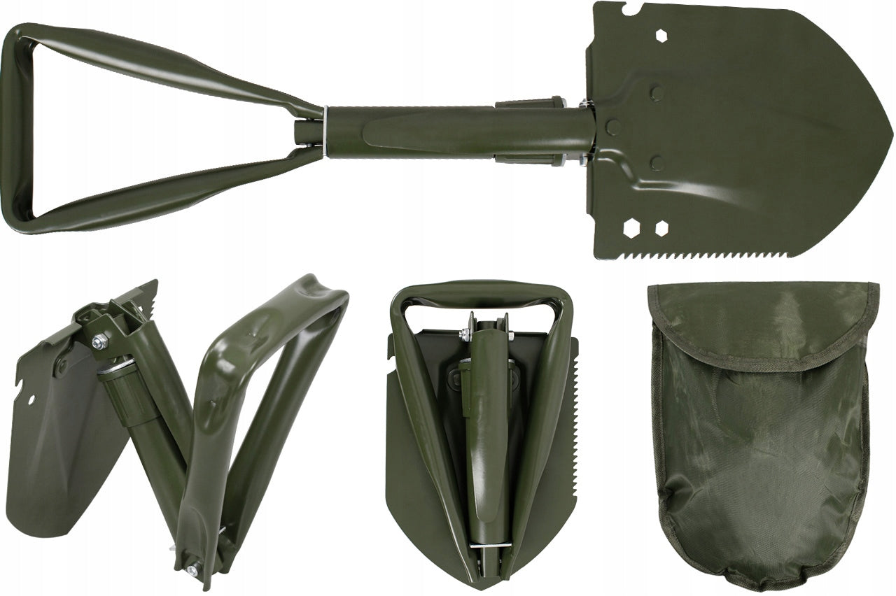 SAPPER FOLDING MILITARY SPATULA FIELD PICKAXE DOMINATOR WITH COVER LARGE