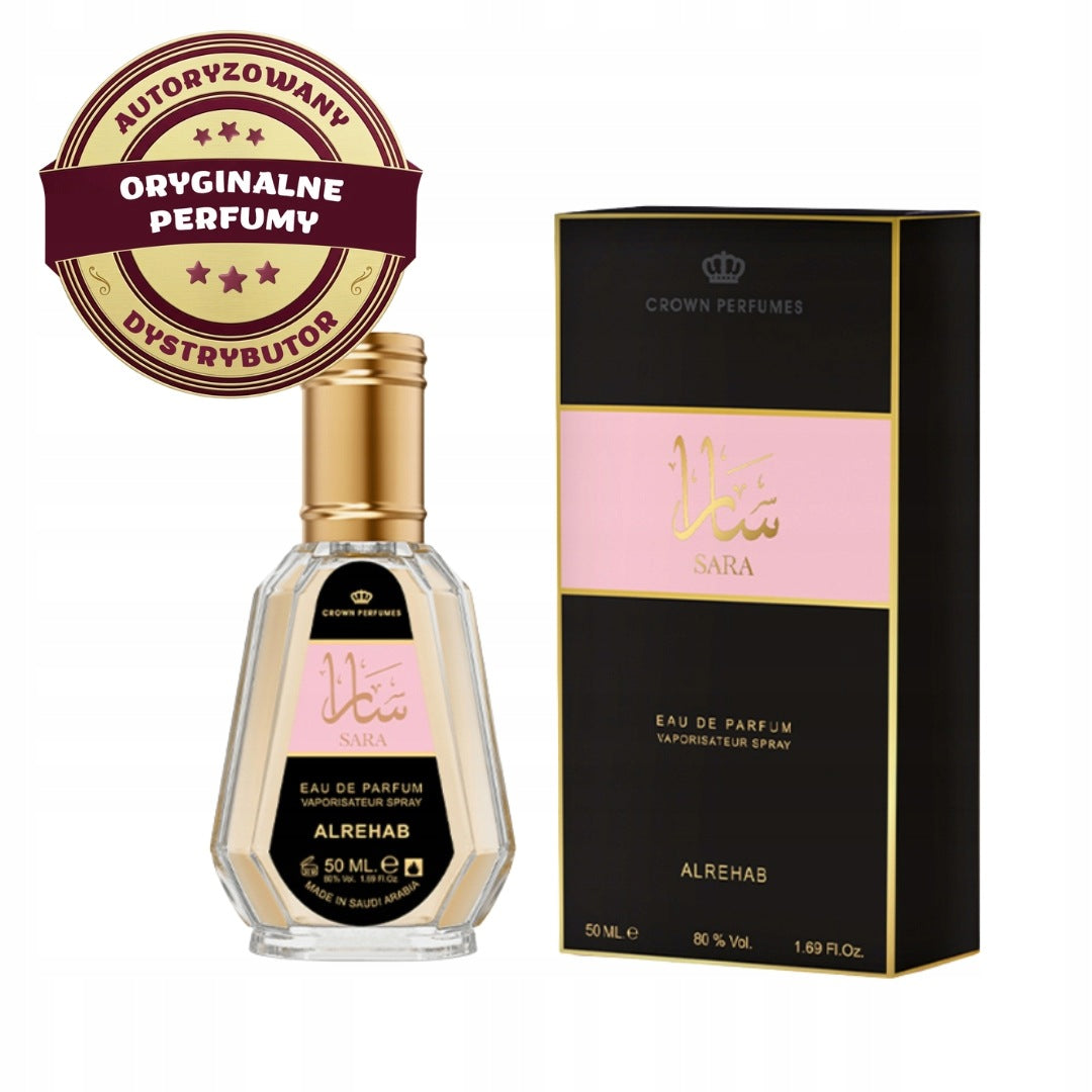 SARA PERFUME ARABIC SUBTLE FEMININE CITRUS FLORAL 50 ml AL REHAB
