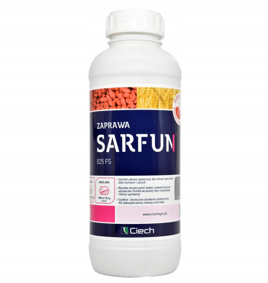 SARFUN MORTAR 025 FS CIECH 1L + PRIMUS B+ 1L REQUIRED CERTIFICATE Form liquid