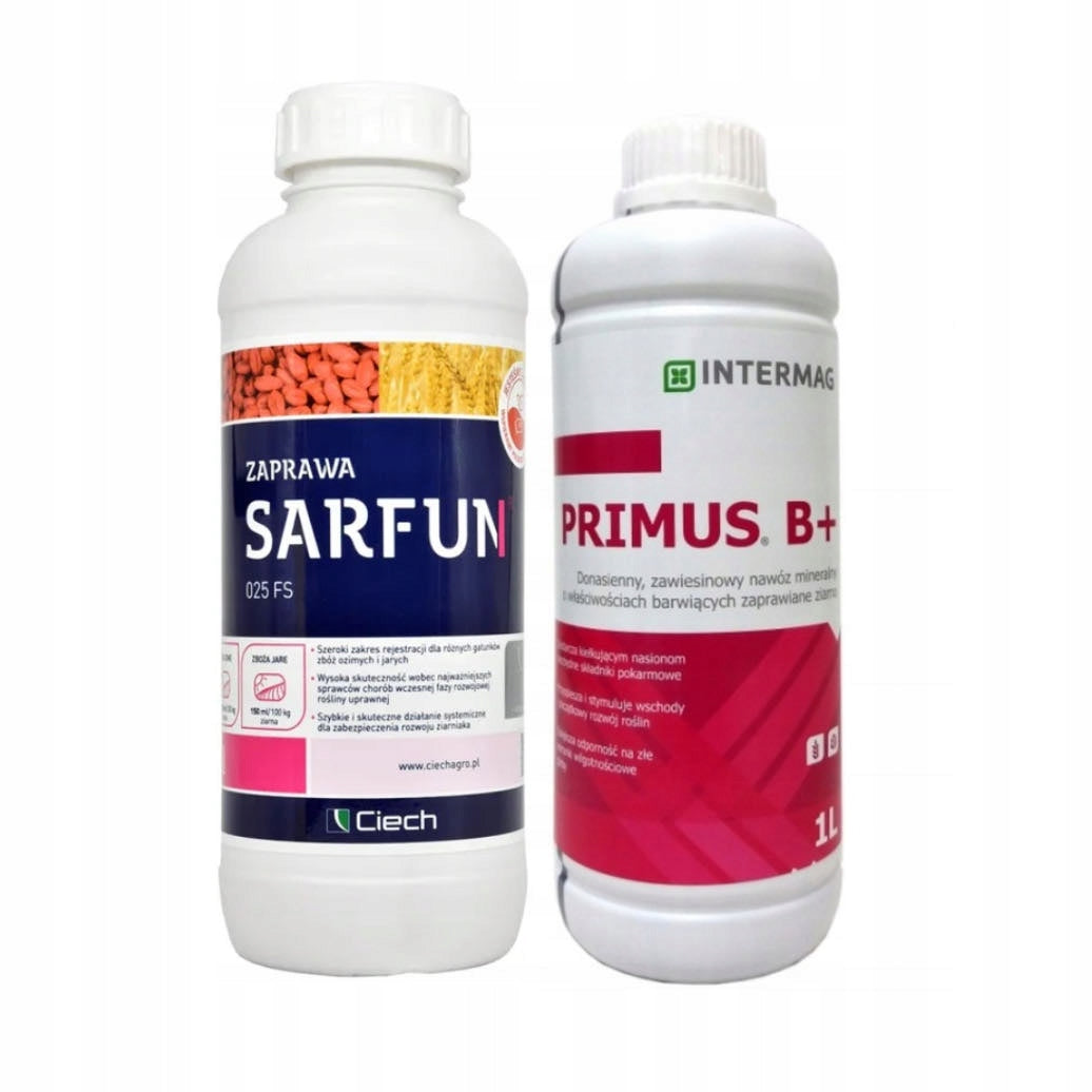 SARFUN MORTAR 025 FS CIECH 1L + PRIMUS B+ 1L REQUIRED CERTIFICATE