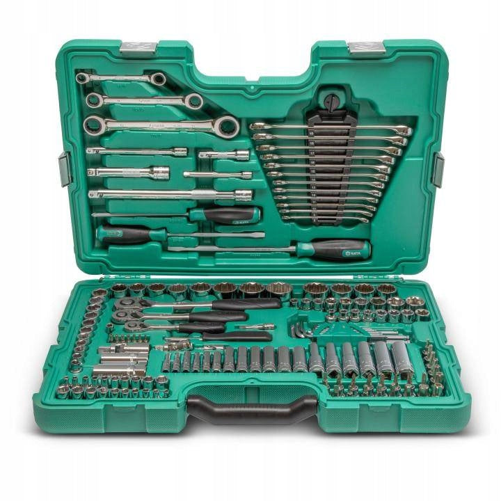 SATA 09510 Socket wrench set 150 pieces 1/4 3/8 1/2 Metric inch Manufacturer code SATA 09510