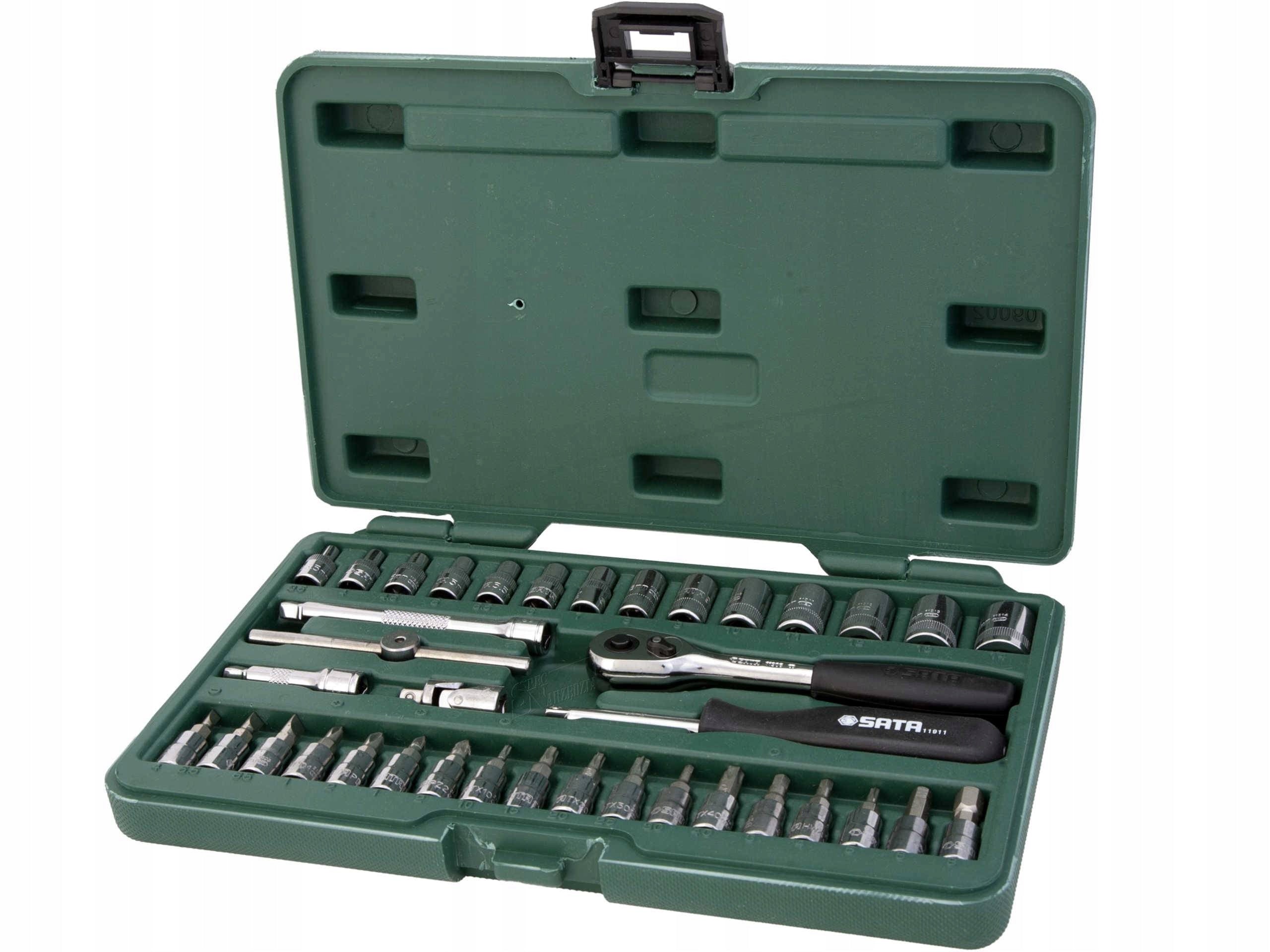 SATA 1/4 Ratchet Socket Wrenches 38 Pieces