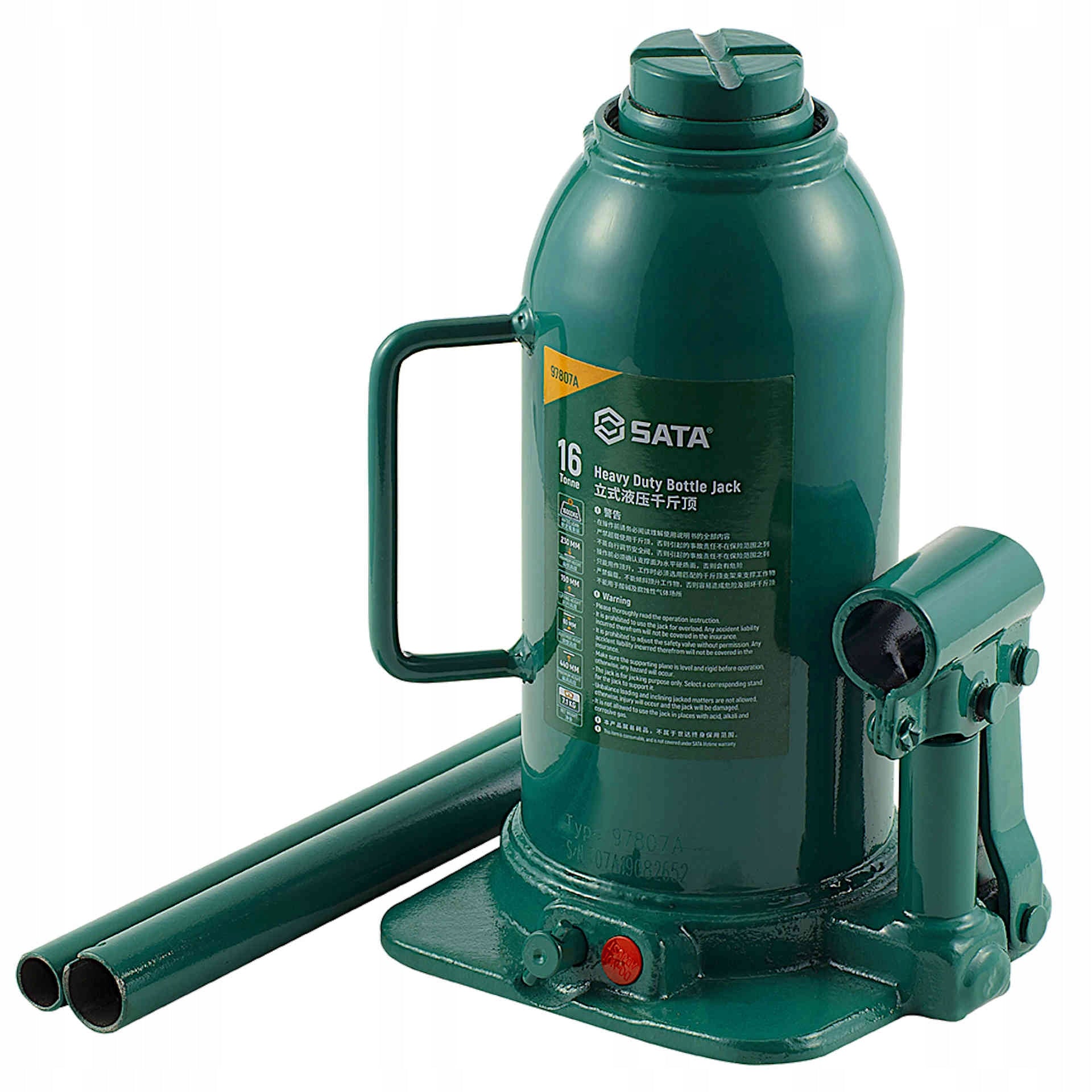 SATA Hydraulic Bottle Pole Lift 16T ST97807ASC