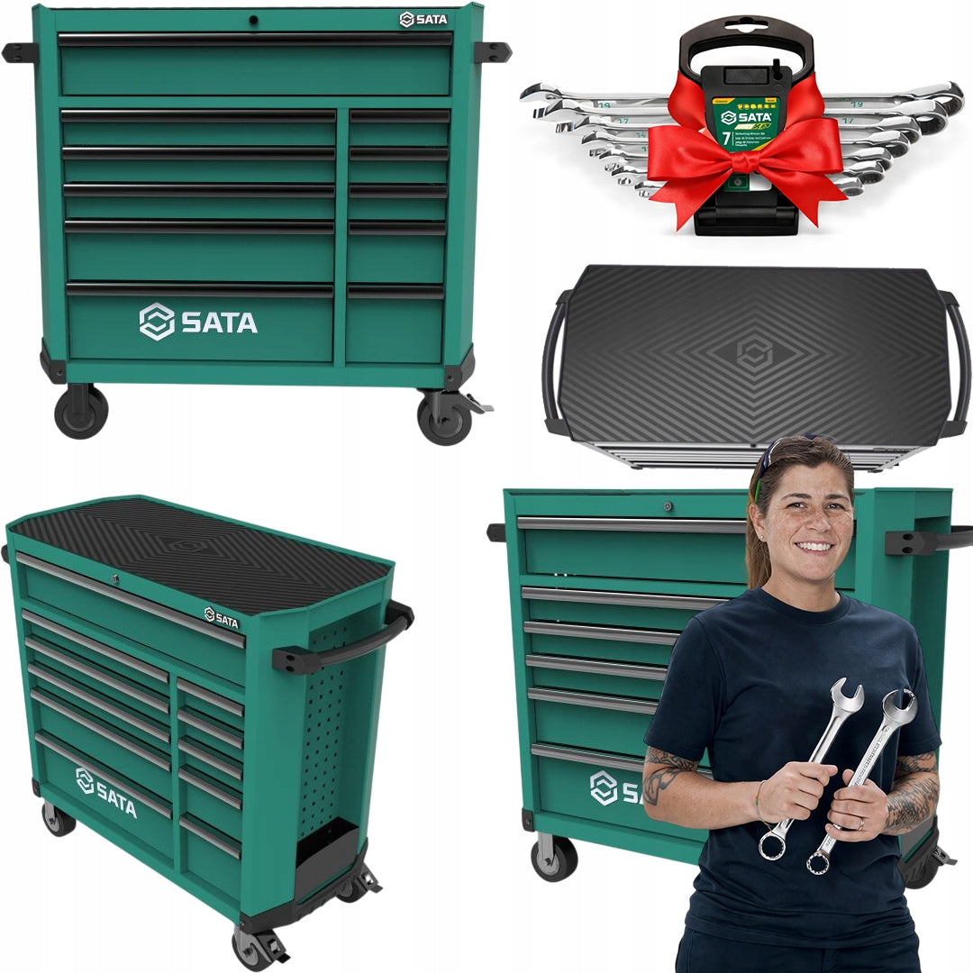 SATA Tool trolley 11 drawers PRO without equipment ST95114G-PRO