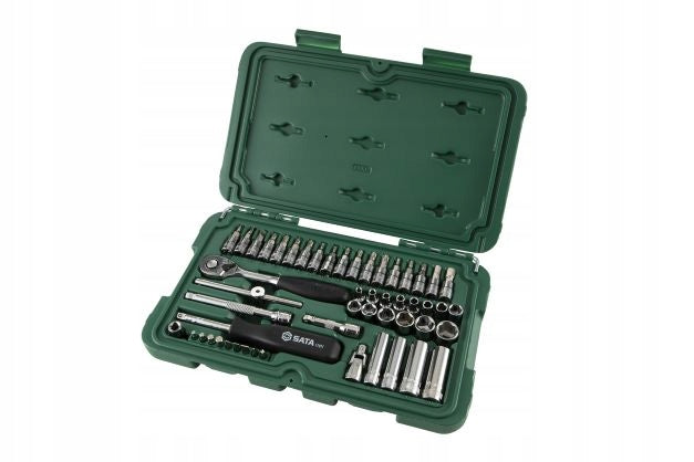 SATA set of 52 socket wrenches 1/4" meter. - ST09002SJ
