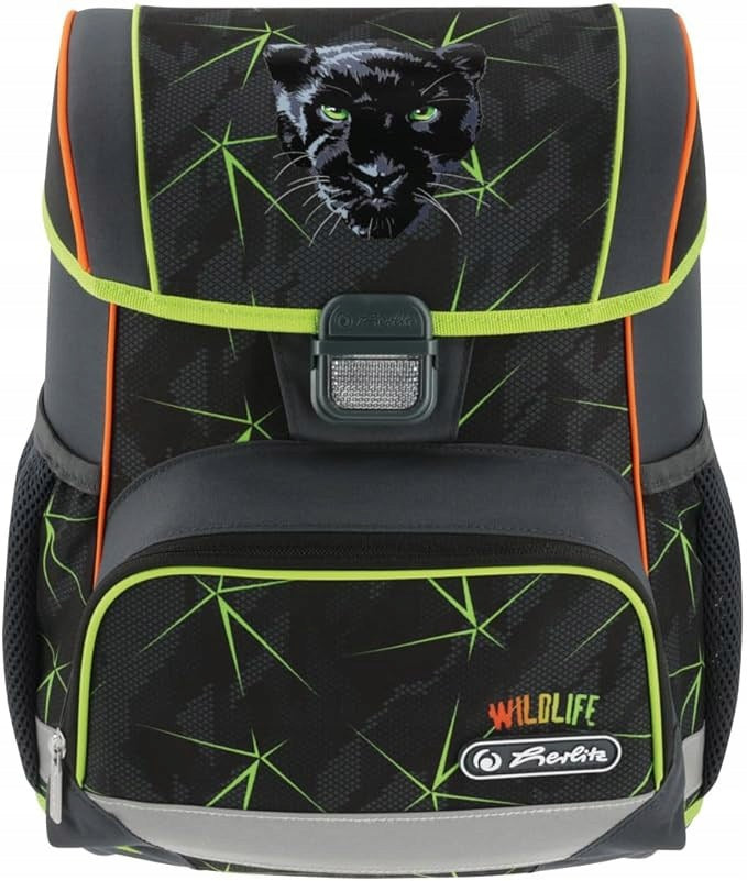 SATCHEL SCHOOL BACKPACK HERLITZ LOOP WILD LIFE CLASS 1-3