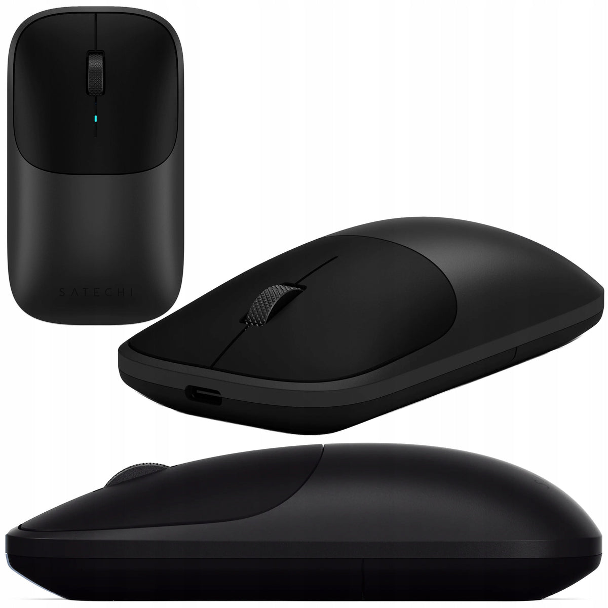 SATECHI Mouse for macOS / iPadOS / Windows USB-C Slim EX Wireless Mouse
