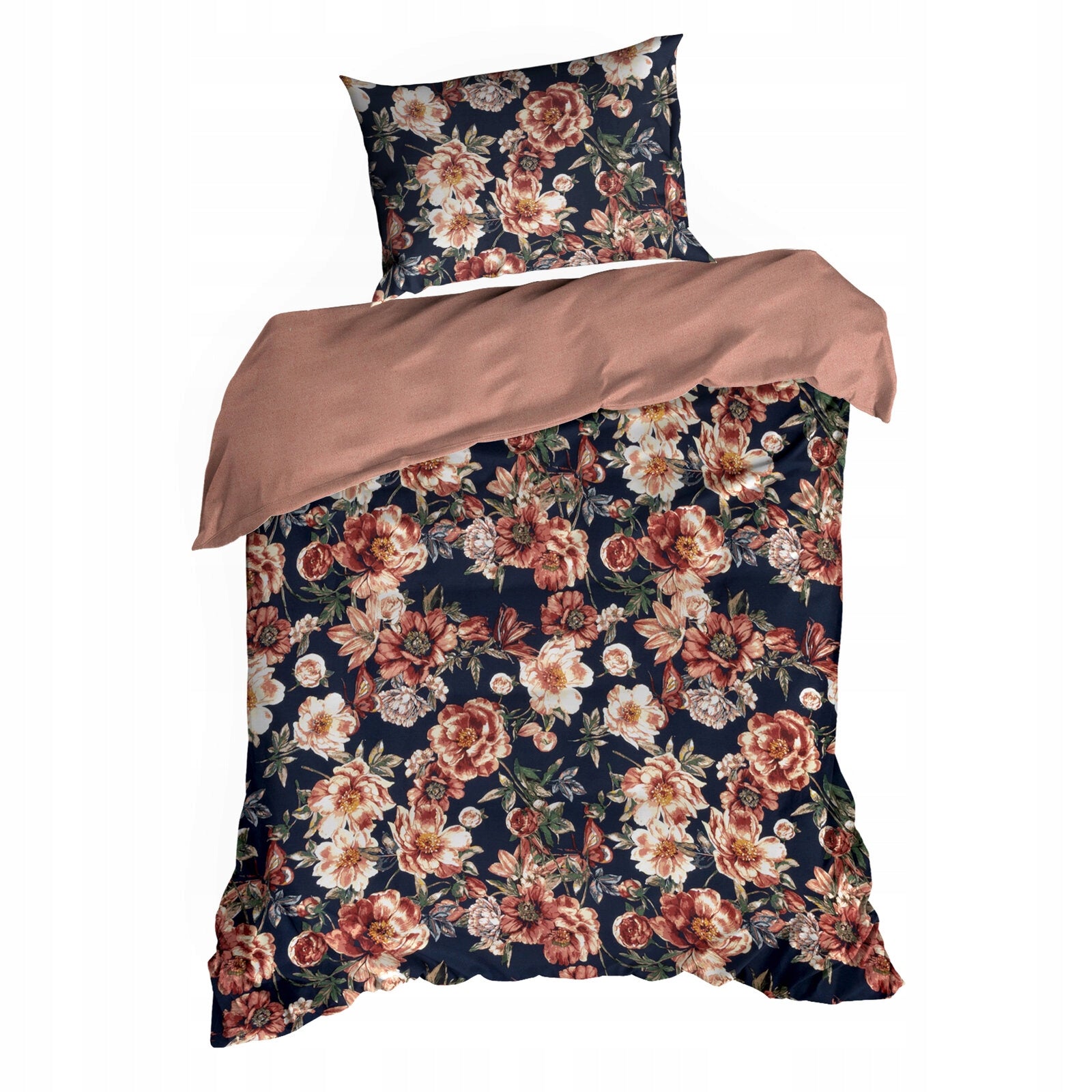 SATIN BEDDING SET SPRING 79 220 X 200 CM BLACK Brand Eurofirany