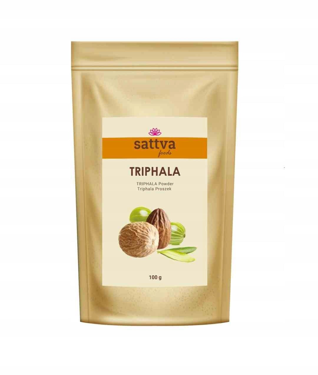 SATTVA FOODS TRIPHALA POWDER 100g Brand Sattva