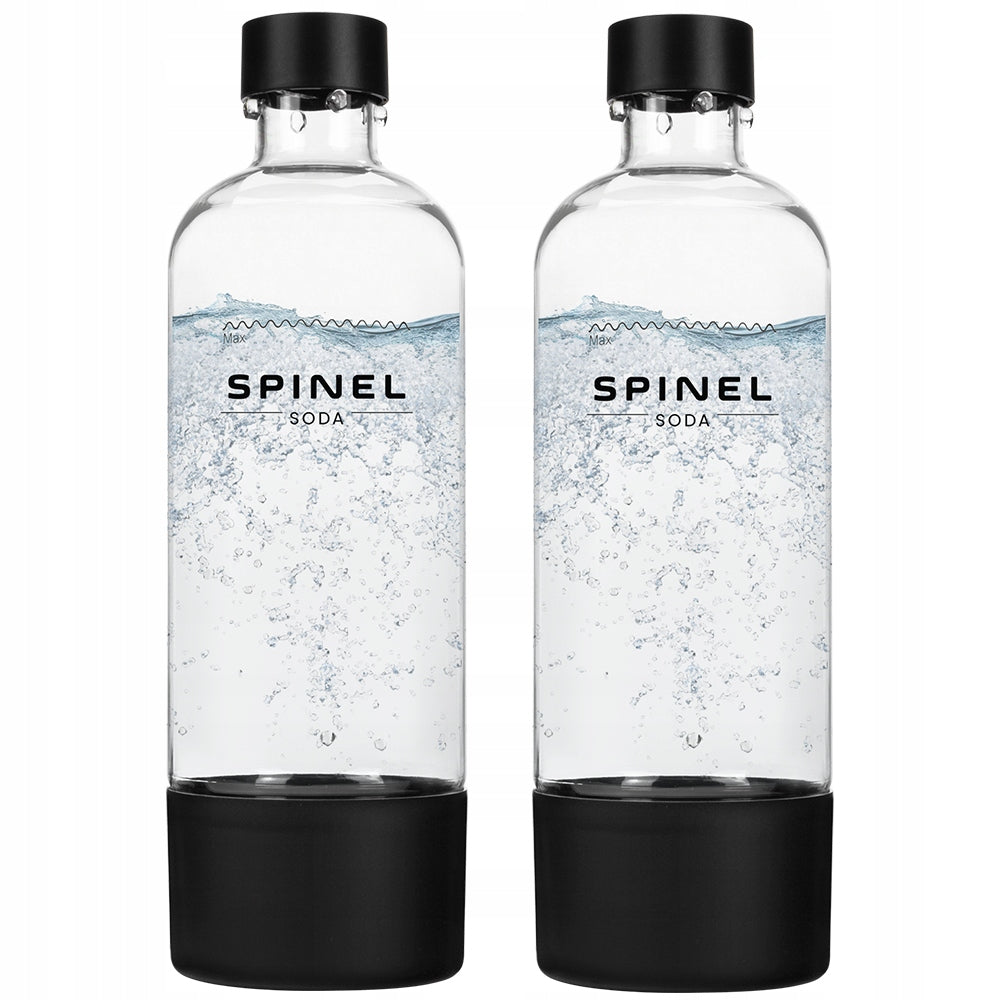 SATURATOR SPINEL SODA BubbleON FOR WATER GASSING - 2x SPINELSODA BOTTLES Brand Spinel Soda