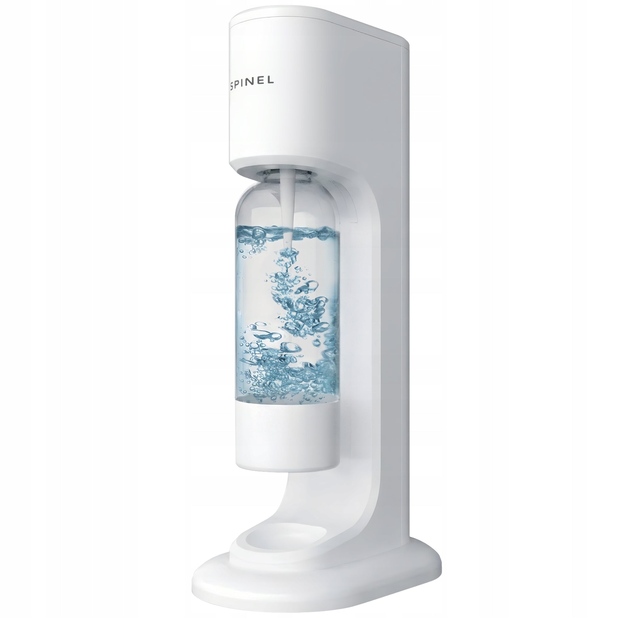 SATURATOR SPINEL SODA BubbleON WHITE FOR WATER GASSING 2 BOTTLES + CARTRIDGE Packaging status original