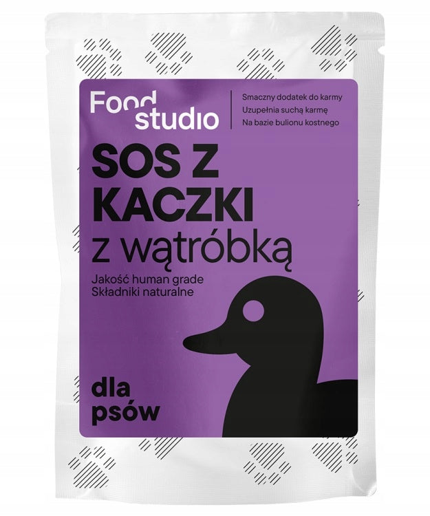 SAUCE AND BONE BROTH FOR DOGS DUCK AND LIVER FOOD STUDIO CHEFS 100ml