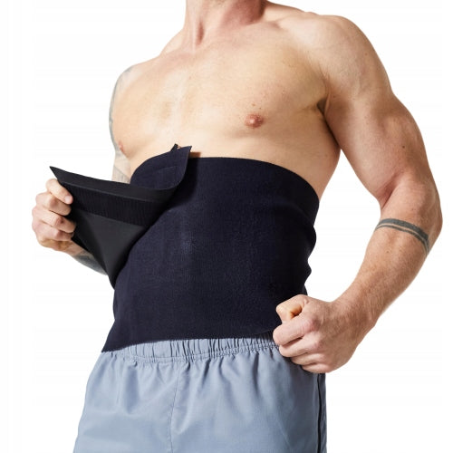 SAUNA BELT GYM CARDIO DURABLE TRAINING Color black