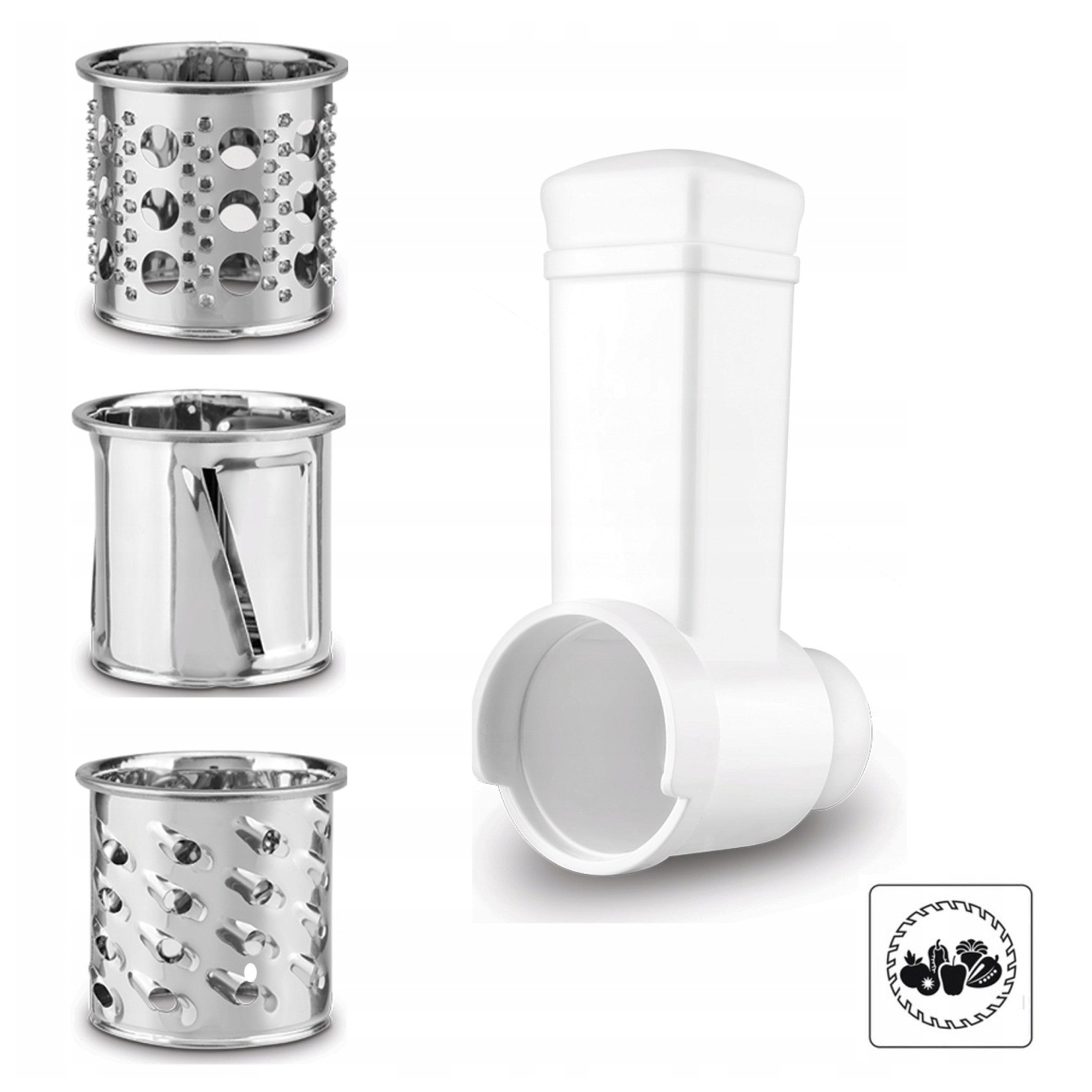SAUSAGE MEAT GRINDER 3 SIEVES + SHREDDER REVERSE POWER 1300W Brand Floria