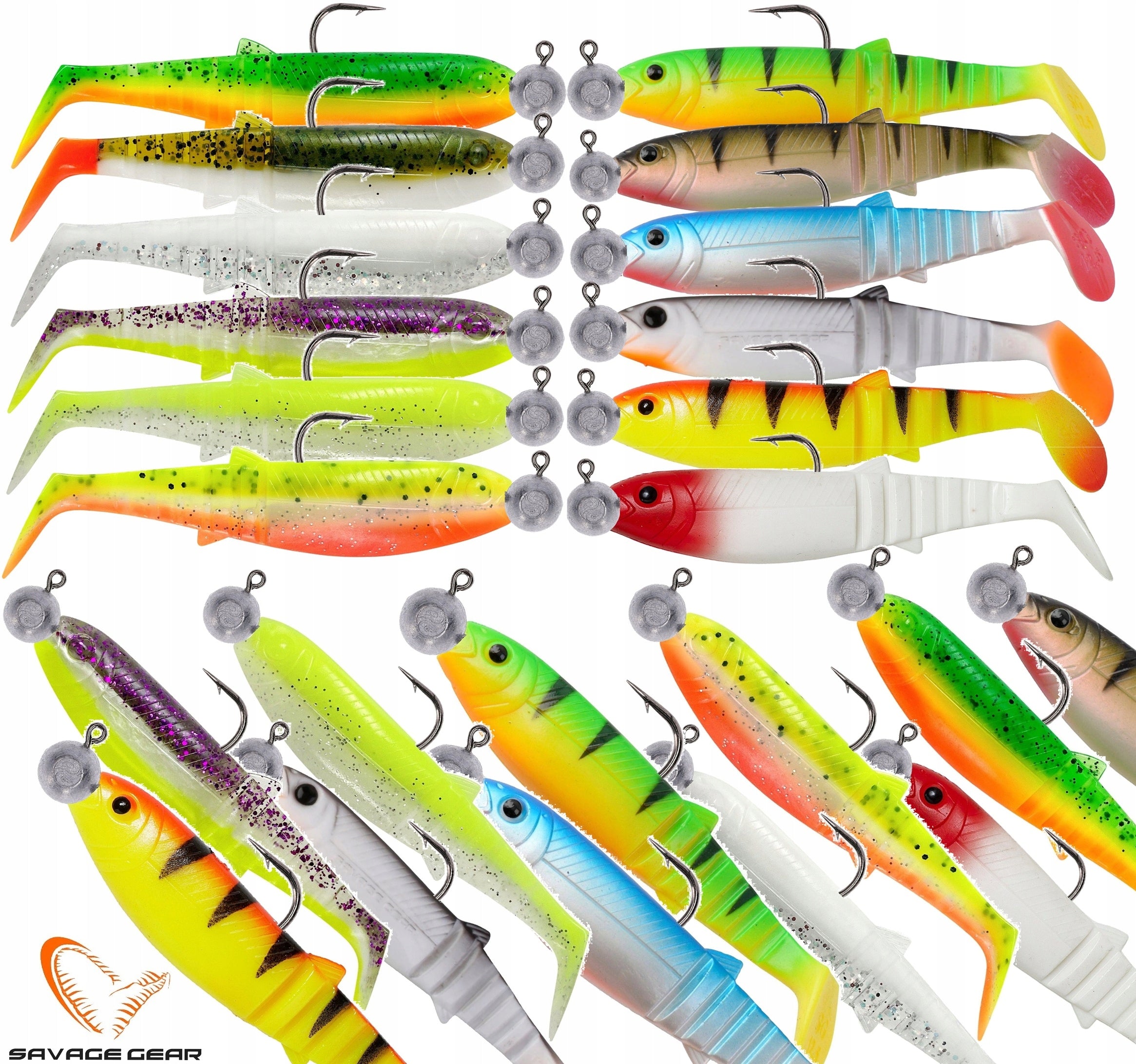 SAVAGE GEAR Cannibal 12,5 cm Armed rubber for pike zander 12 pcs