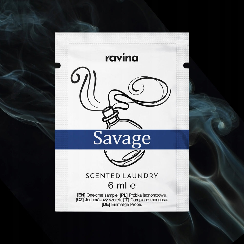 SAVAGE LAUNDRY PERFUME SAMPLE PERFUME 6ml FABRIC CLOTHES FRAGRANCE LAUNDRY Form liquid