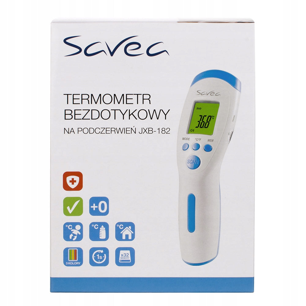 SAVEA Non-Contact Electronic Infrared Thermometer Fever Alarm Packaging status original