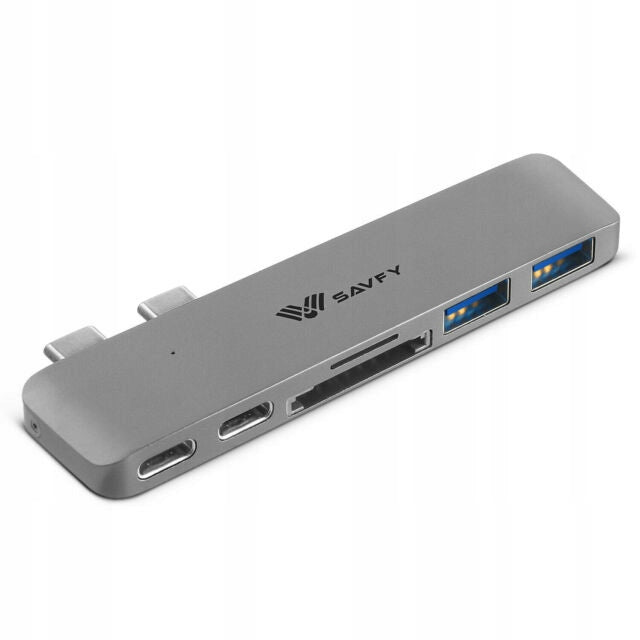 SAVFY 6-in-1 USB-C Hub Thunderbolt 3 40Gbps for MacBook