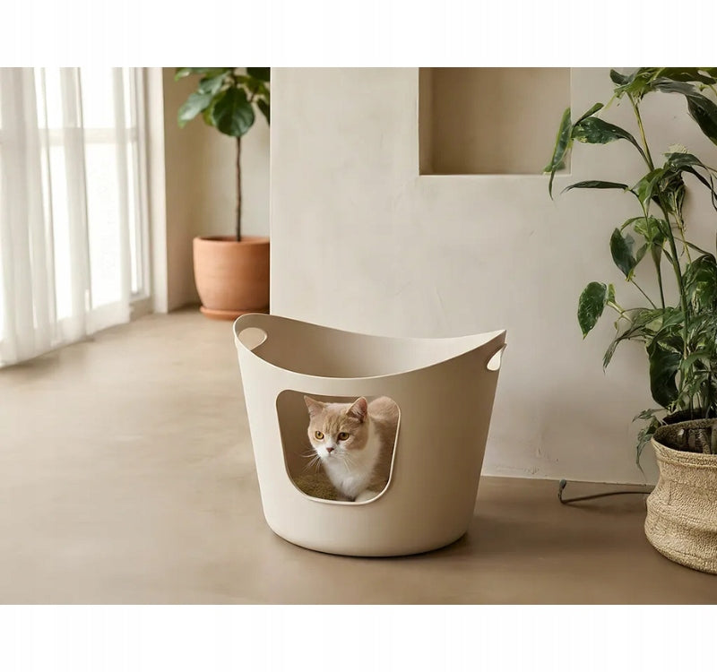 SAVIC Flex a Loo Cuvette cat toilet open beige cream 48,5 cm Brand Savic