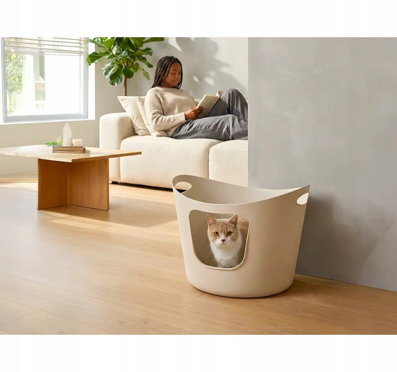 SAVIC Flex a Loo Cuvette cat toilet open beige cream 48,5 cm Kind open litter box