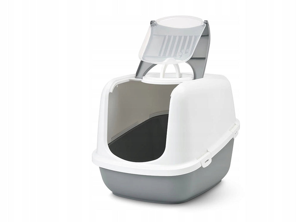 SAVIC NESTOR Jumbo Toilet for cats GREY/WHITE 66,5X48,5X46,5CM EAN (GTIN) 5411388020019