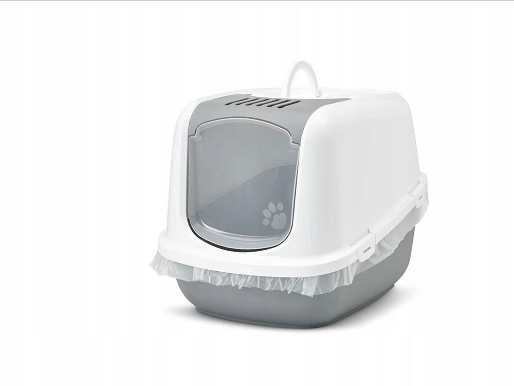 SAVIC NESTOR Jumbo Toilet for cats GREY/WHITE 66,5X48,5X46,5CM Manufacturer code 0200 00WG