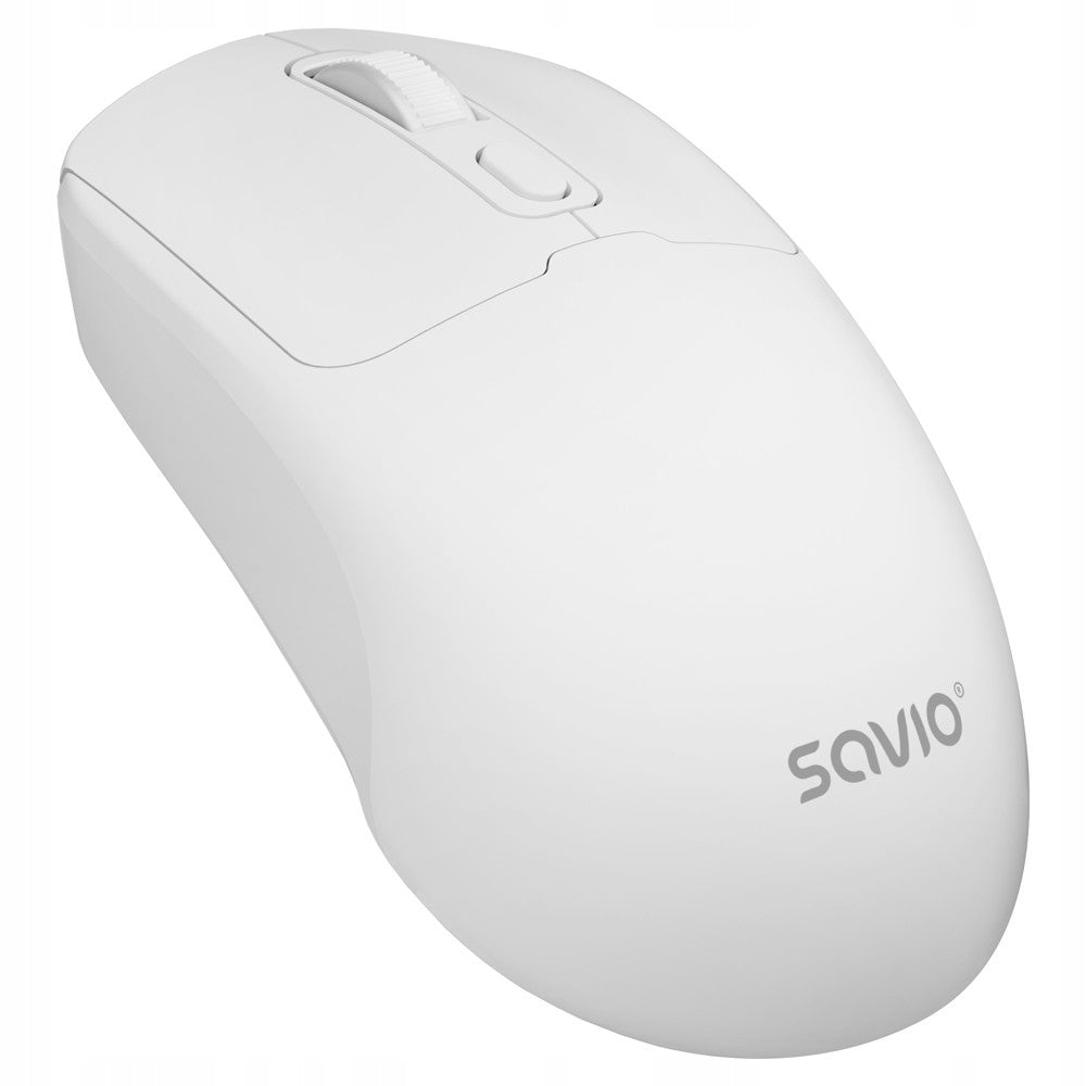 SAVIO Wireless Mouse MB-05 2.4 GHz White Manufacturer Savio