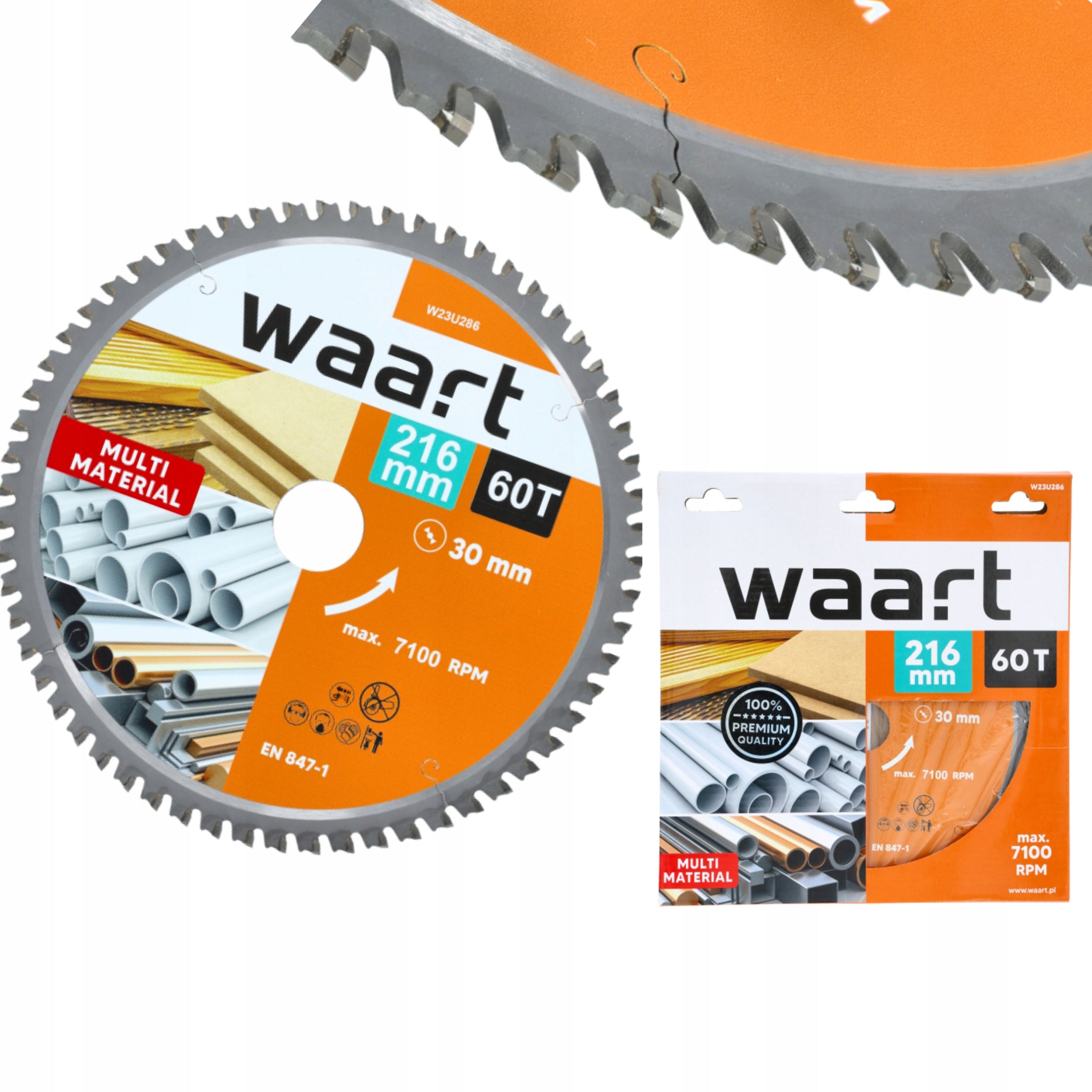 SAW BLADE 216x30x60 T MULTIMATERIAL ALUMINIUM,STEEL,WOOD,PVC Brand no brand