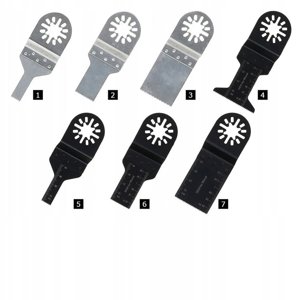 SAW BLADE FOR MULTIFUNCTIONAL WOODEN TOOL, OSCILLATING BLADE SET 100PCS Purpose aluminum wood HDF PVC drywall chipboard synthetic materials others