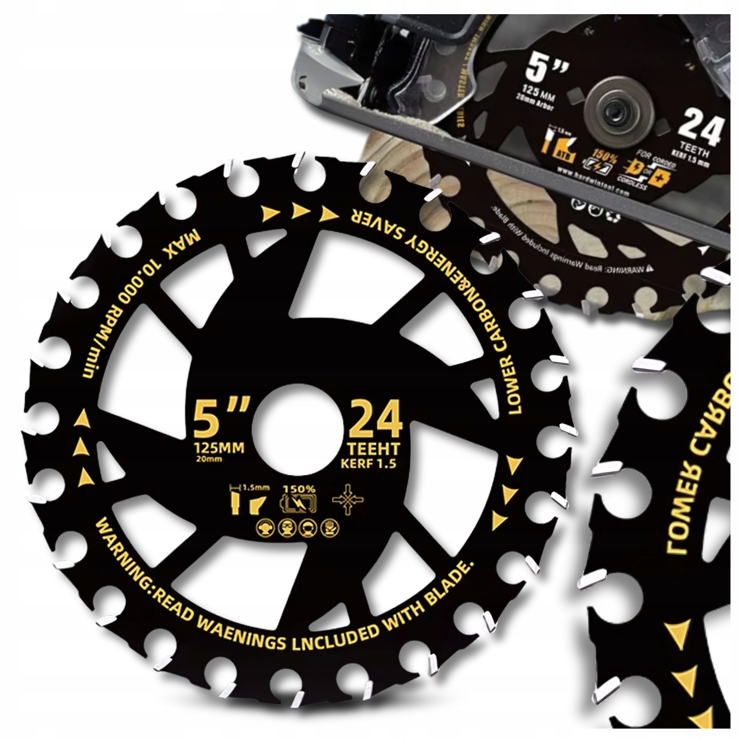 SAW BLADE FOR WOOD GRINDER 125 BALL FOR PRECISION CUTTING