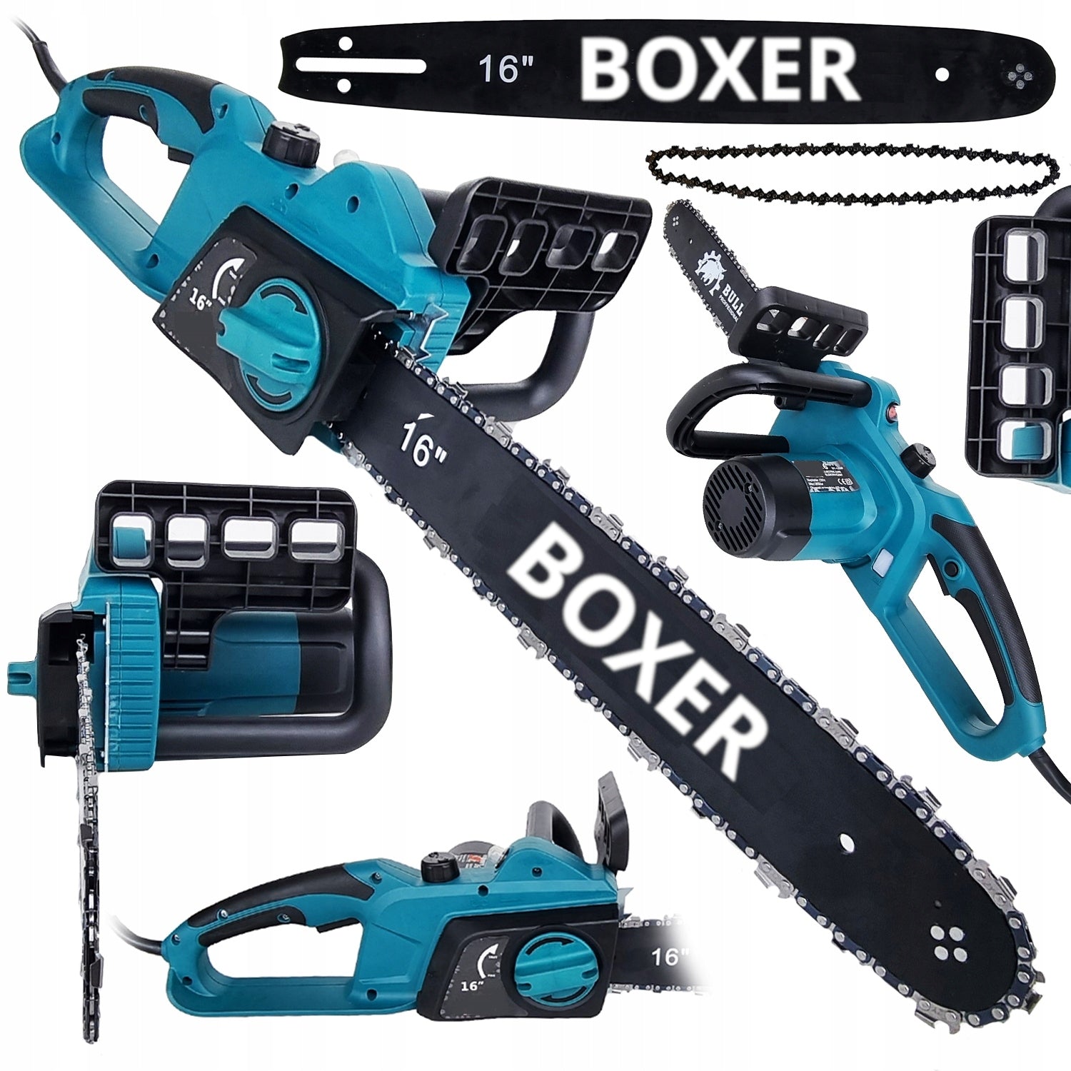 SAW ELECTRIC CHAINSAW STRONG FOR TREES BOXER 2200W 16"