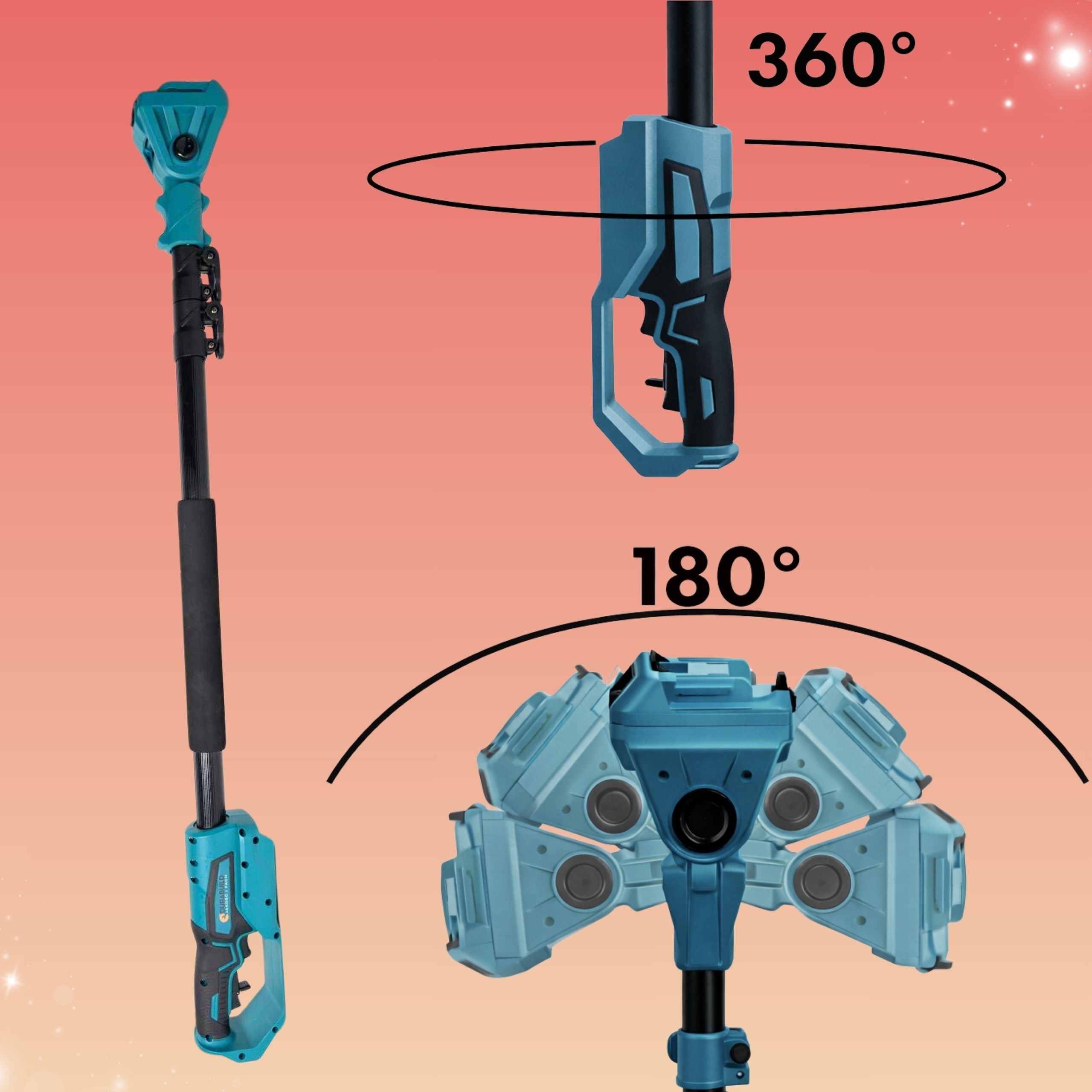 SAW ELECTRIC PRUNING SHEAR ROTARY BOOM 200CM GARDEN SET 800W Series DURABUILD PRO GARDEN