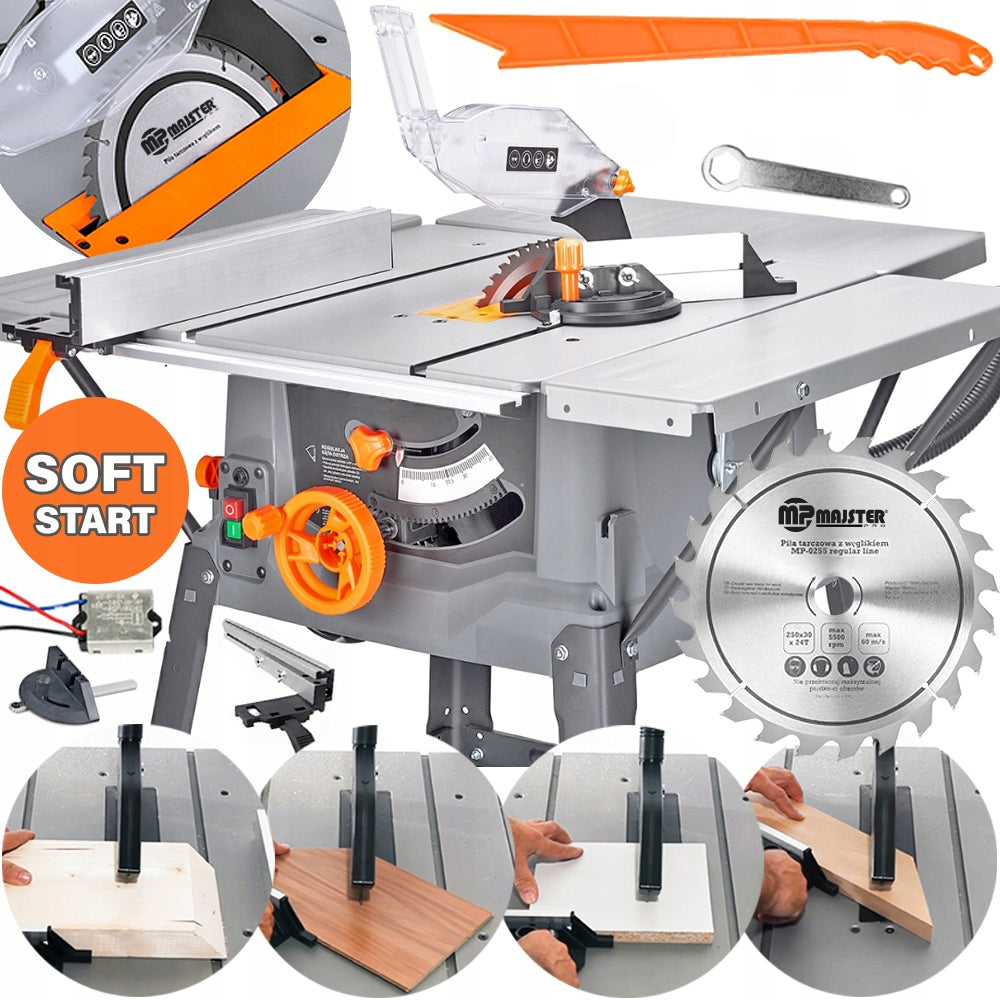 SAW TABLE SAW COUNTRY WOOD CUTTER 3400W SOFT START MP0001