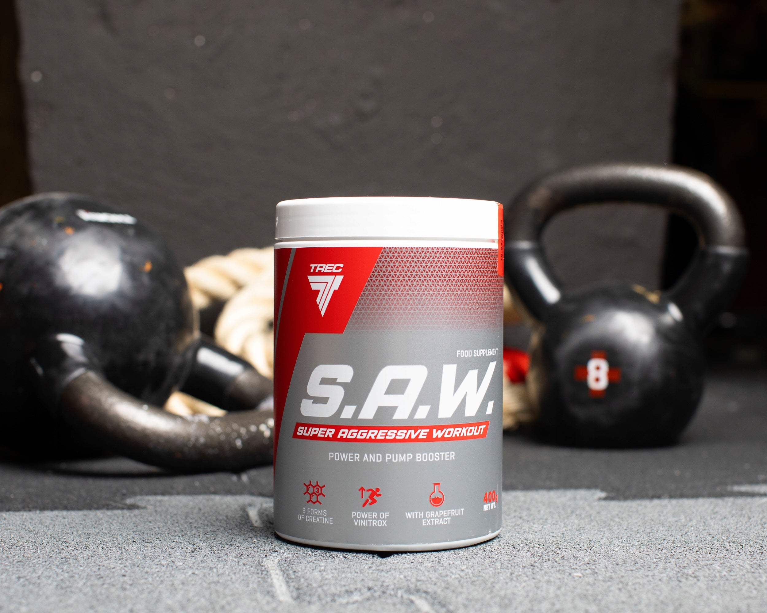 SAW TREC SUPER PROMO 400g newer NITROBOLON STRENGTH! Brand Trec Nutrition
