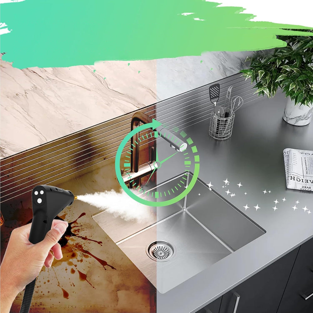 SCALE REMOVER Steamer For Kitchen Hoods 2500W Steam Cleaner BRUSH SET Product weight 1.8 kg