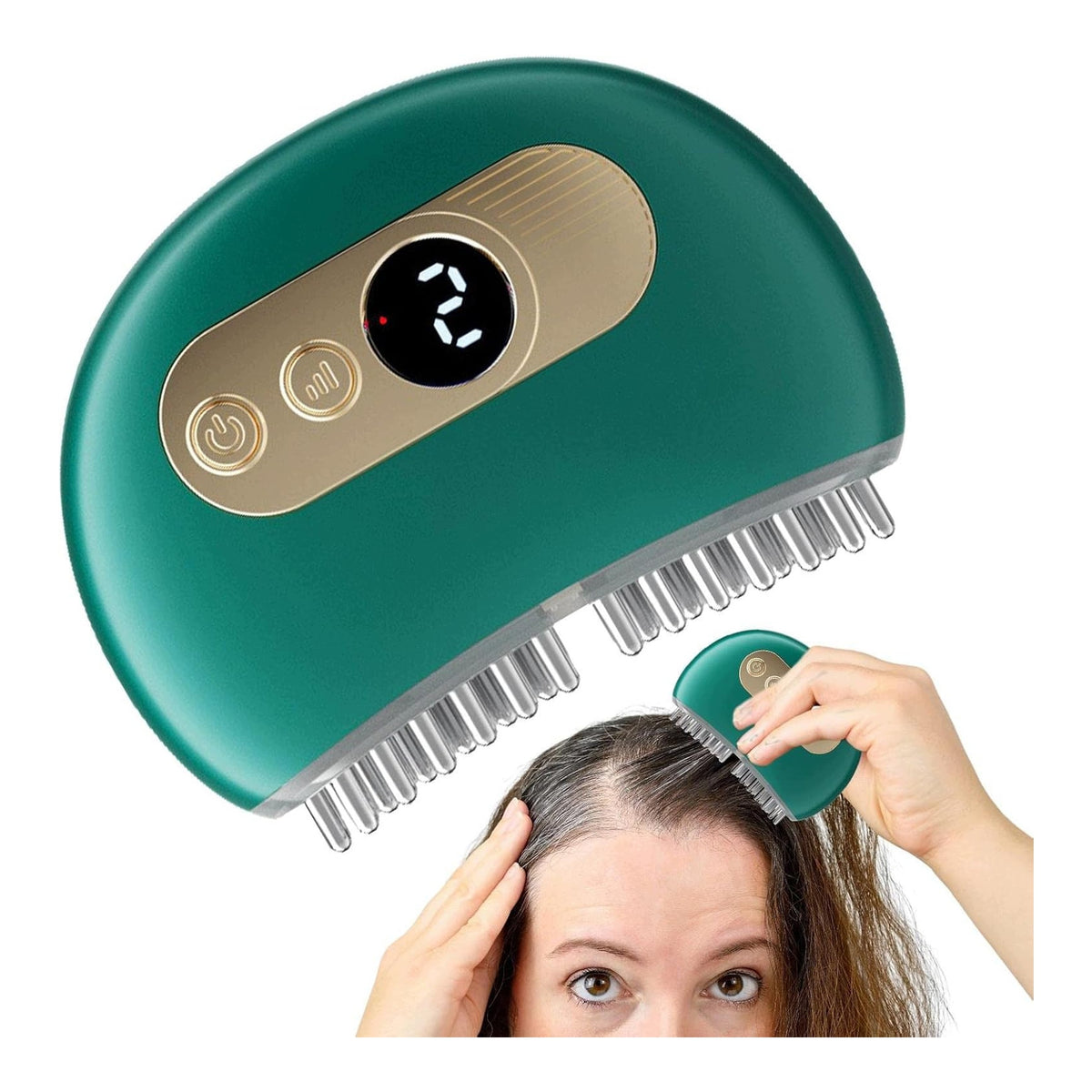 SCALP MASSAGER MIAKE ELECTRIC 4 MODES THERMOTHERAPY STIMULATION