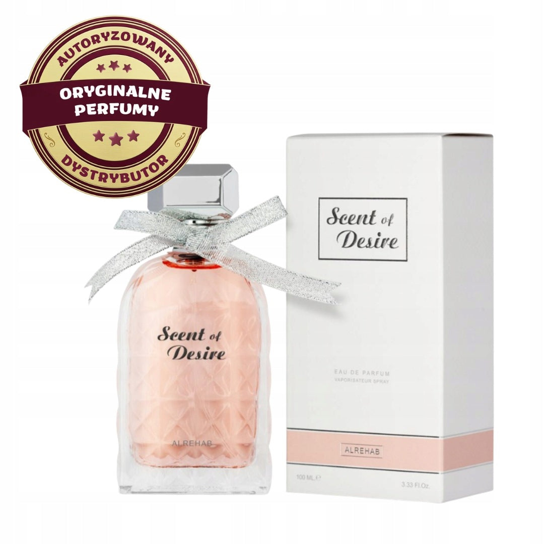 SCENT OF DESIRE PERFUME ARABIC POWDER WHITE FLOWERS 100 ml AL REHAB EDP