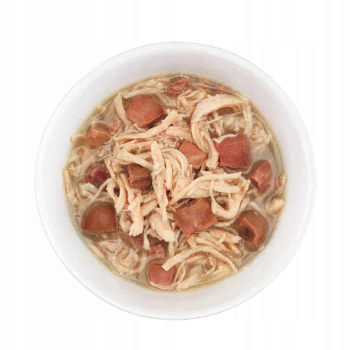 SCHESIR After dark Chicken in broth - wet cat food - 80g Packaging status original