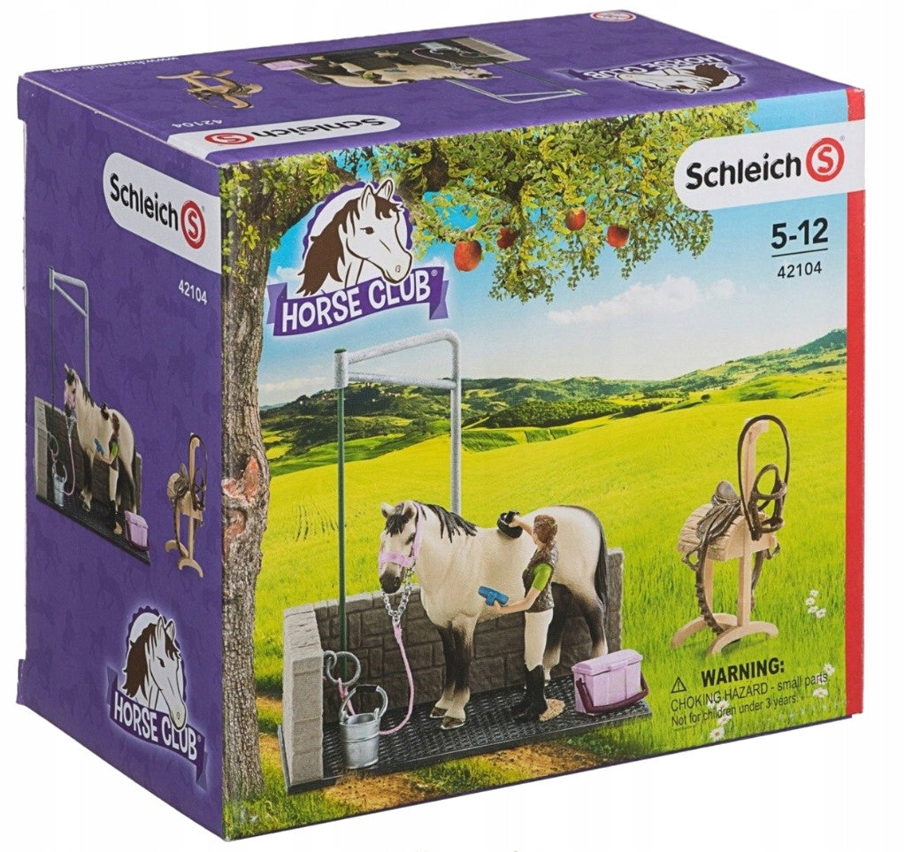 Figūrėlių rinkinys: Arklių plovykla su priedais Schleich, 42104
