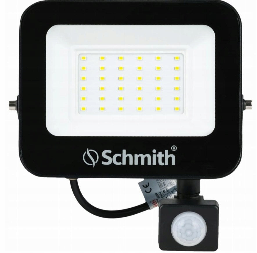 SCHMITH 30W LED HEADLIGHT WITH MOTION SENSOR 3000lm IESCH 051 Brand Schmith