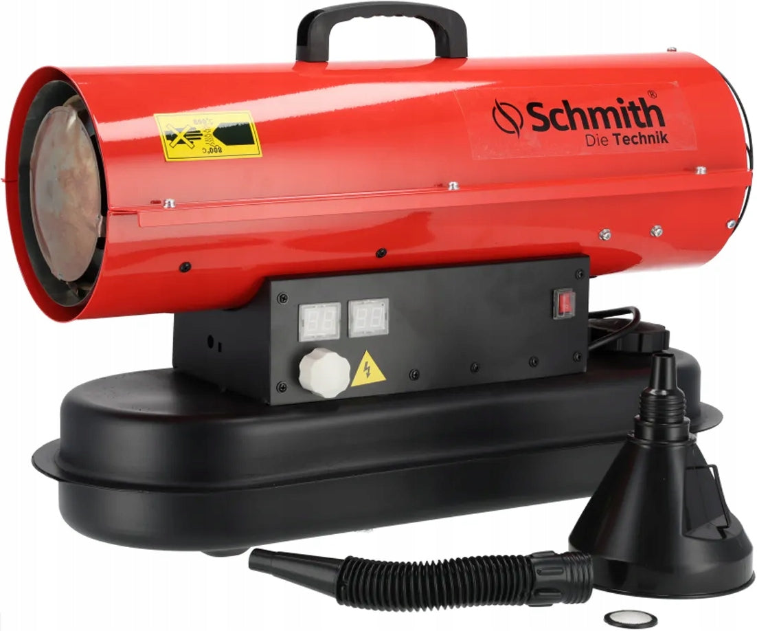 SCHMITH OIL COMBUSTION HEATER portable blower 15 kW Schmith