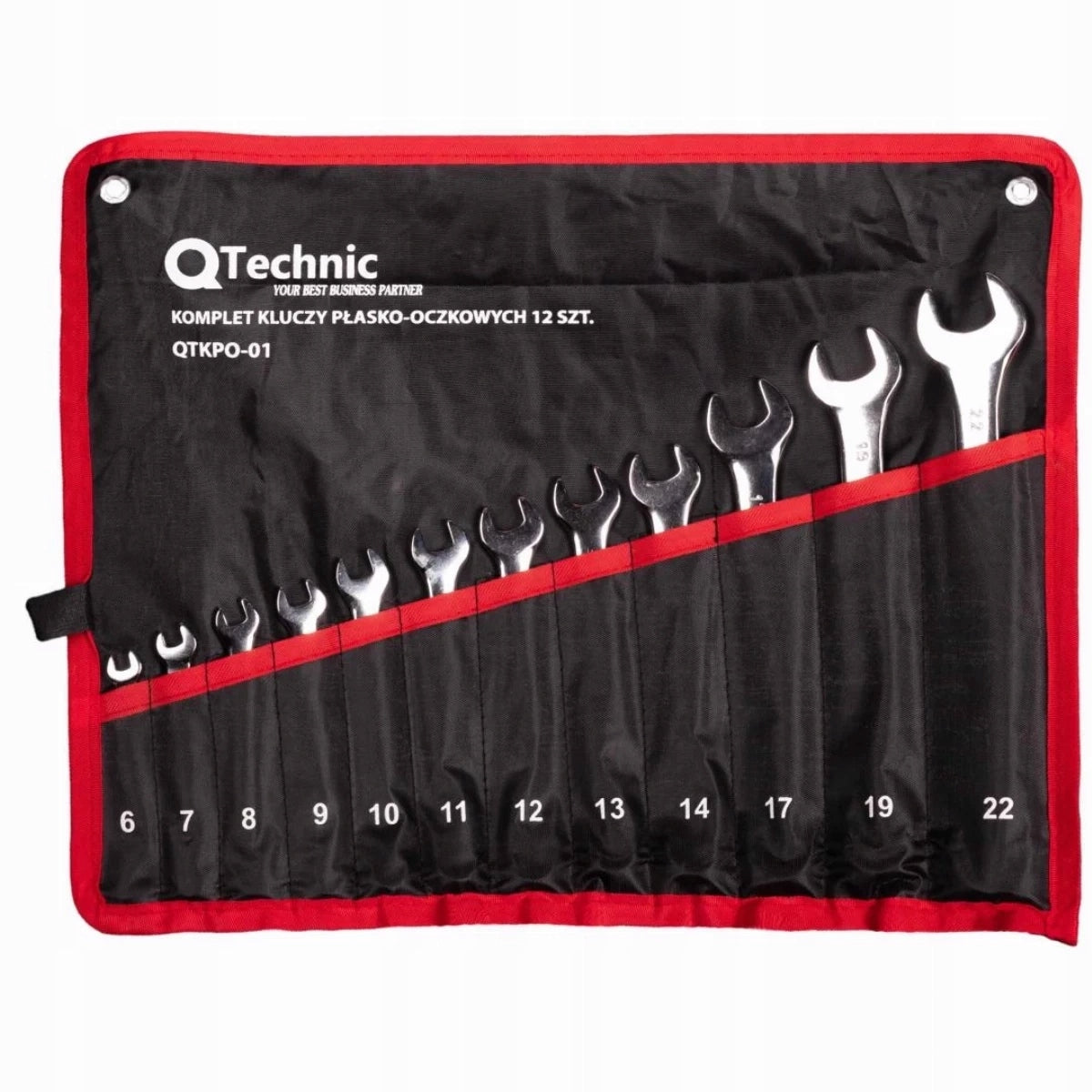 SCHMITH Set of spanner wrenches 6-22 mm QTechnic 12 pcs QTKPO-01 Manufacturer code QTKPO-01