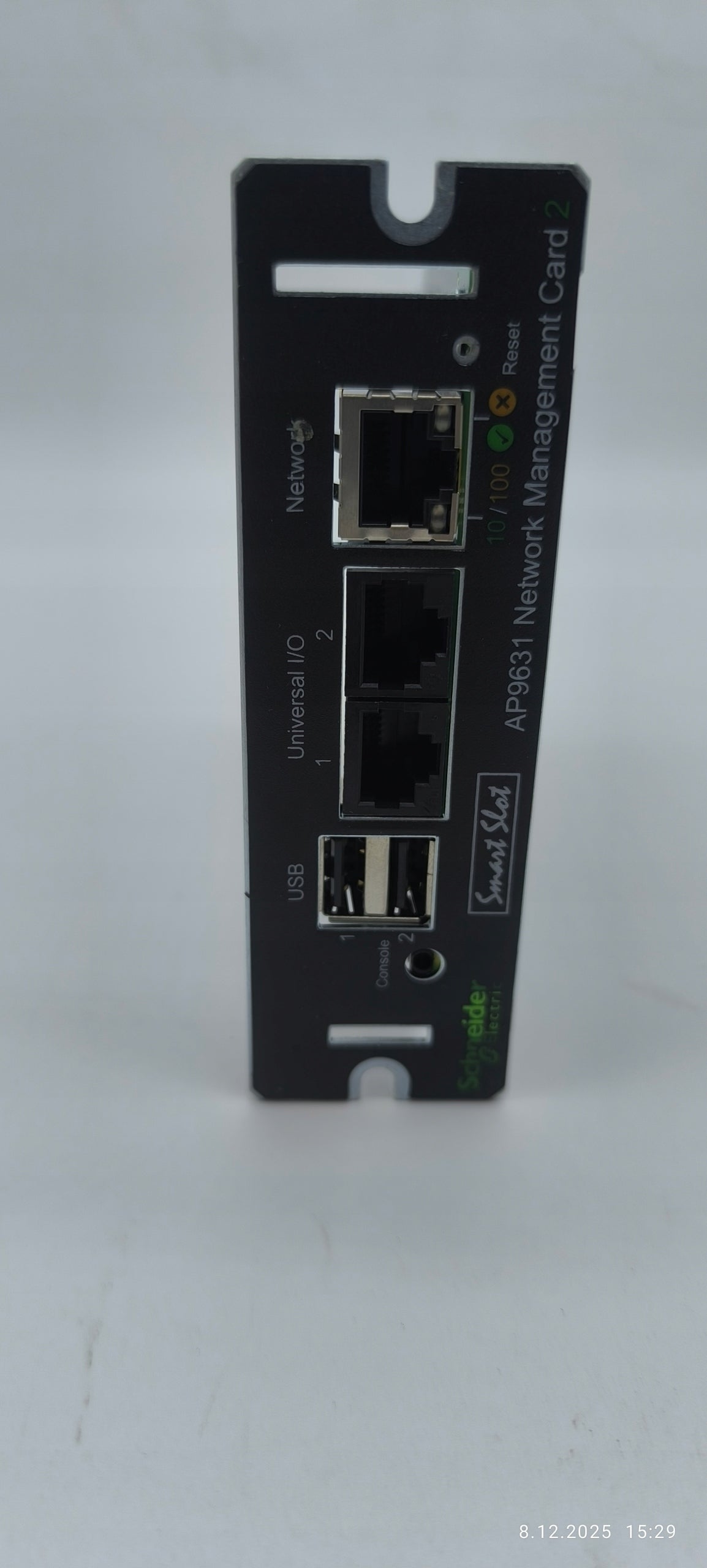 SCHNEIDER MANAGEMENT CARD AP9631 ADAPTER