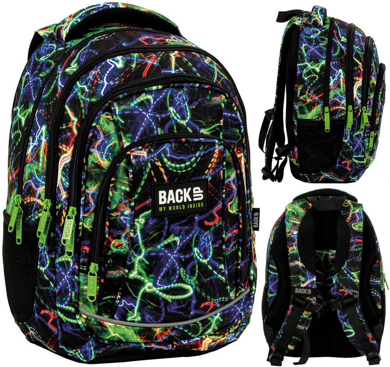 SCHOOL BACKPACK 26L LIGHTS A54 BACKUP LIGHT
