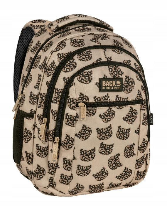 SCHOOL BACKPACK 2IN1 WILD KITTY CLASS 1-3 BACK UP SET Manufacturer code BU_PLECAK2W1WILD